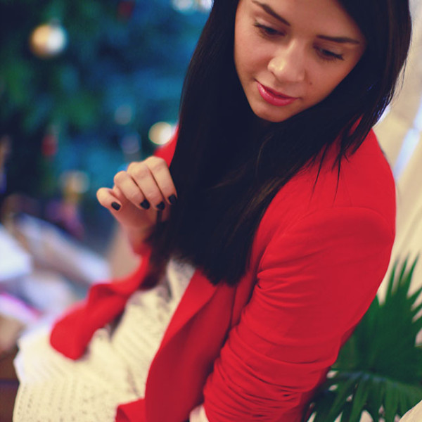red and white for christmas