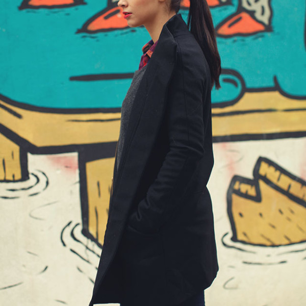 perfect black coat