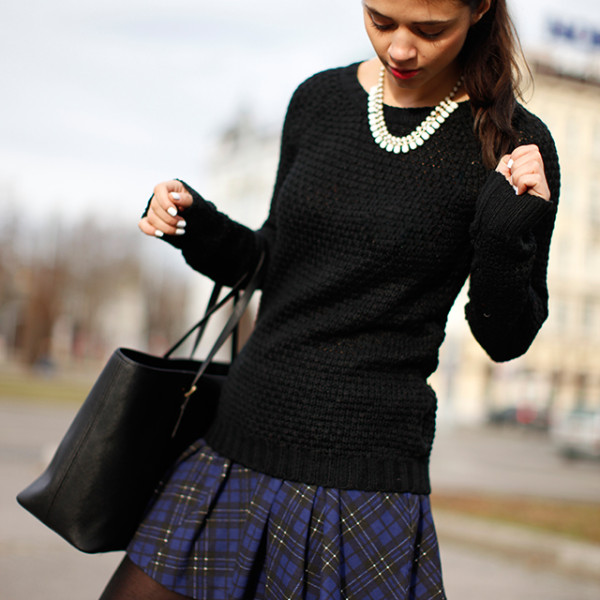 blue tartan