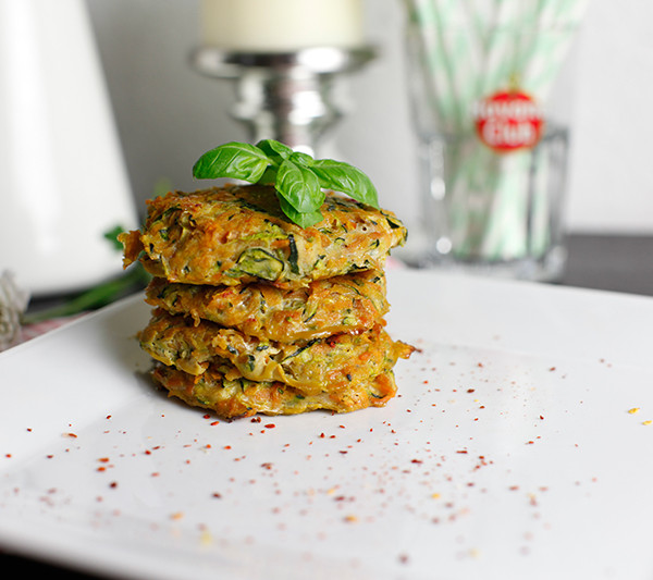 Süßkartoffel Zucchini Laibchen