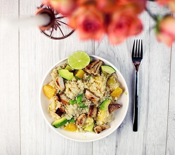 Orangen Quinoa Salat