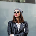 wearing red lips